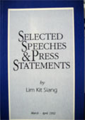 Selected Speeches & Press Statements - Vol. I (1991)